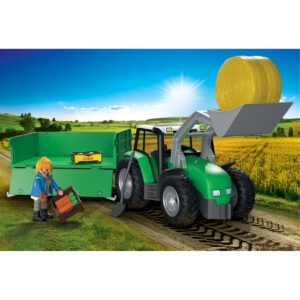 Playmobil Tractor met Aanhanger