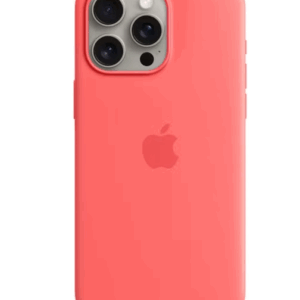 Apple Silicone Backcover MagSafe voor de Apple iPhone 15 Pro Max - Guava