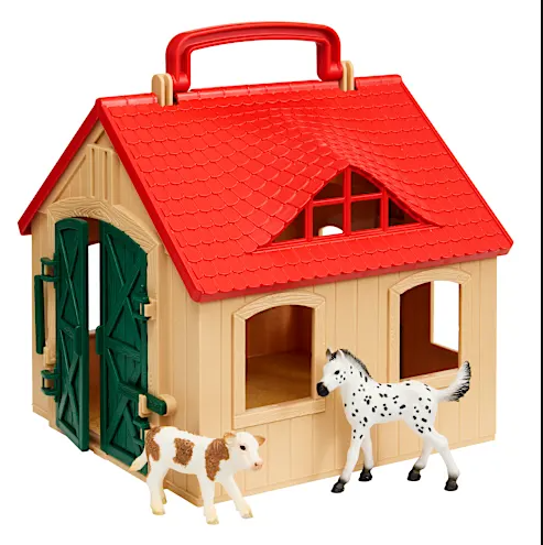Schleich Open Stal 72341 – De perfecte speelwereld voor kleine dierenliefhebbers