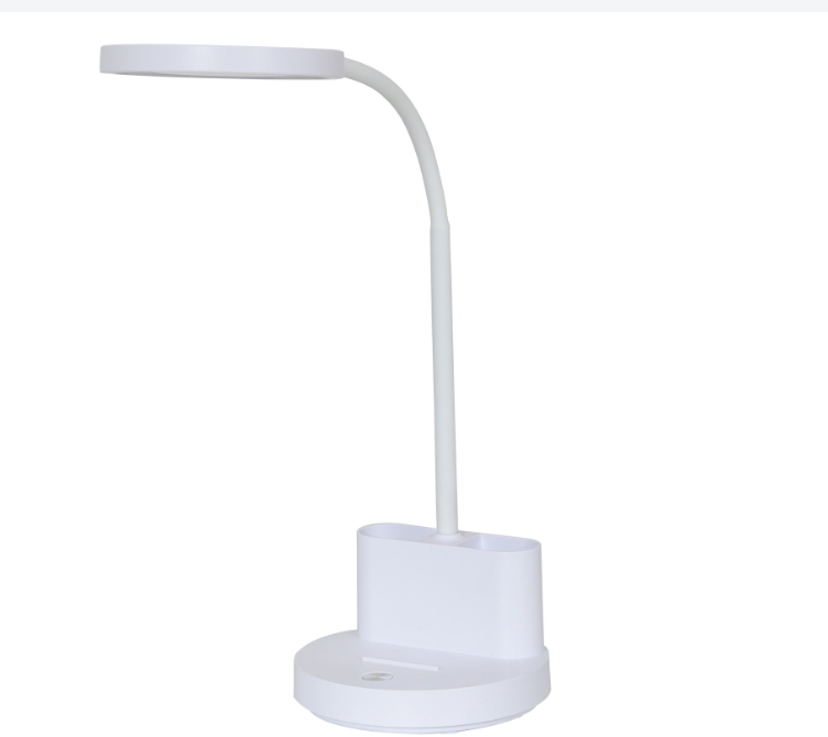 StarQ LED Bureaulamp – Wit – Dimbaar – Flexibele Arm – Met Accu & USB-C Oplaadkabel