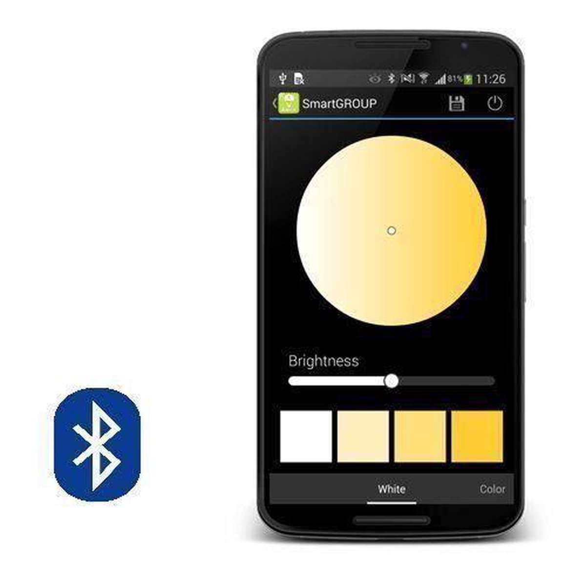 AwoX SmartLED SML2-13W - LED Lamp E27 - Bluetooth - Wit - Afbeelding 2