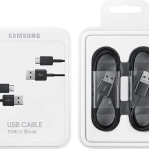 SAMSUNG EP-DG930MB - Pack 2 x Câble USB2.0 vers USB-C 1,5m noir