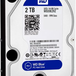 Western Digital WD20EZRZ Interne harde schijf (8,9 cm (3,5 inch), 5400 rpm, 64 MB, SATA)