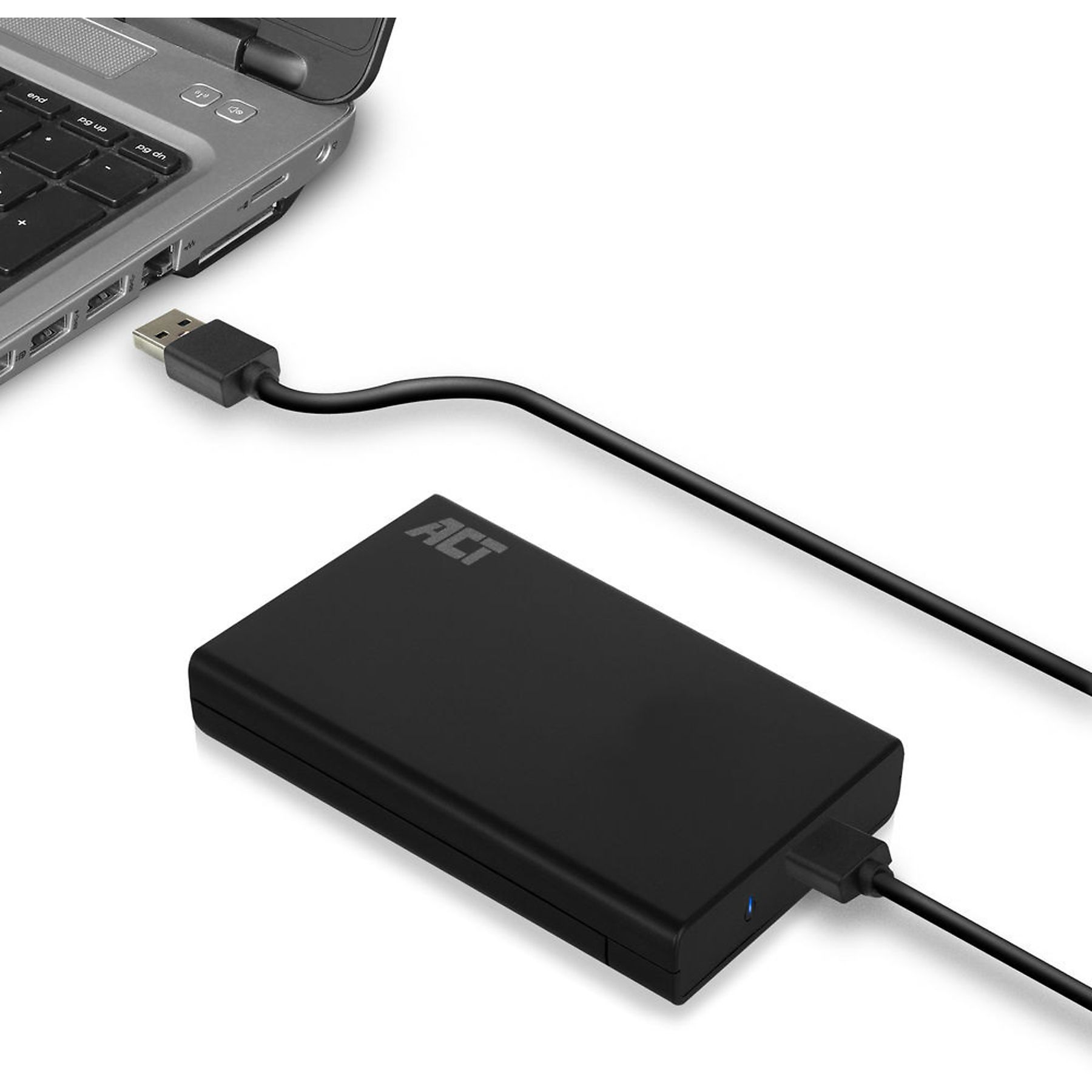 ACT 2,5" SATA harde schijf behuizing, schroefloos, USB 3.2 Gen1 AC1215 - Afbeelding 2