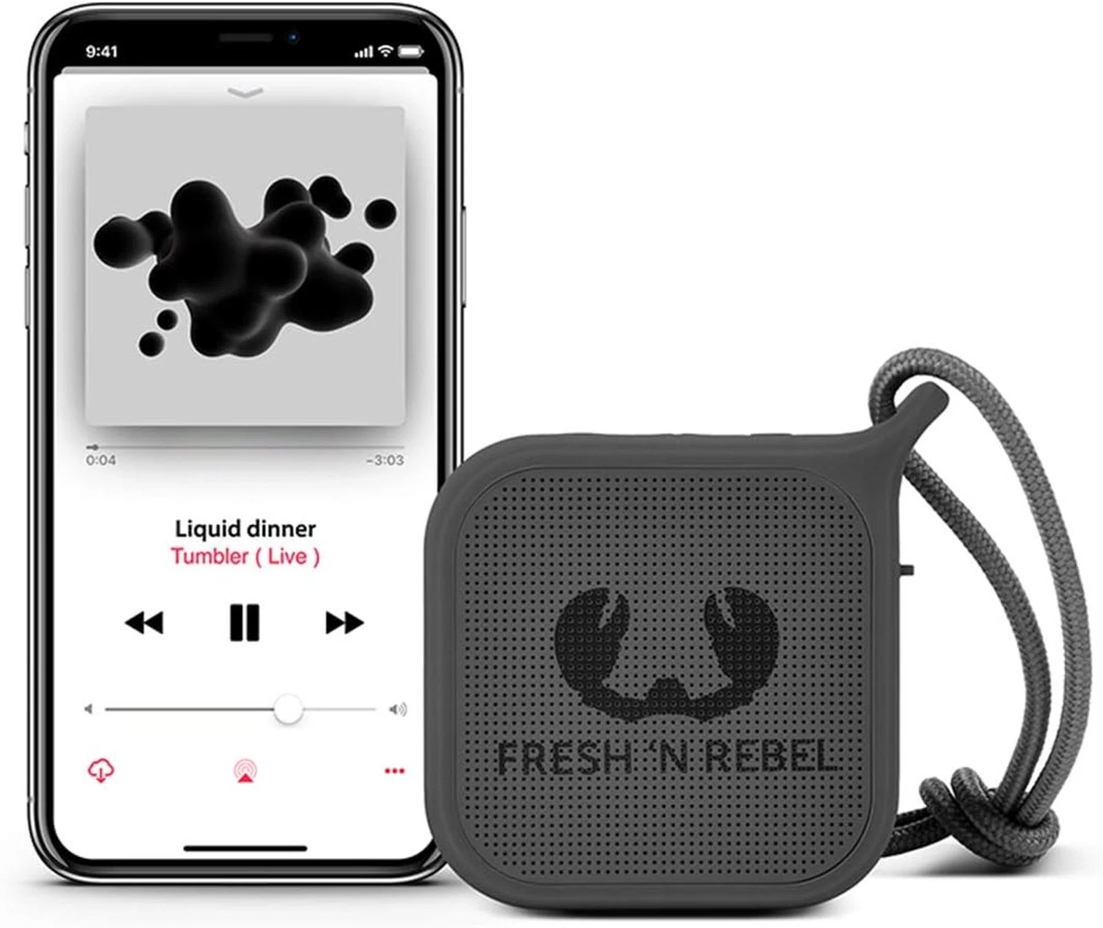 Fresh 'n Rebel Rockbox Pebble Donkergrijs - Afbeelding 4