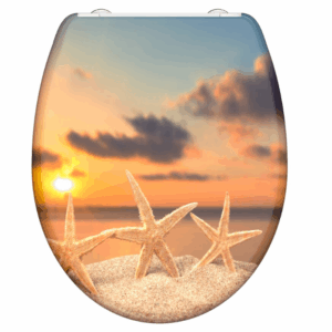 WC-zitting – Beach Sea Stars