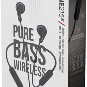 JBL Tune 215 Draadloze Bluetooth In-Ear Oordopjes met Nekband Zwart