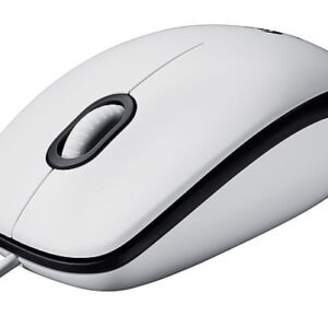 LOGITECH M100 - USB Ambidextrous Bedrade Muis - Wit