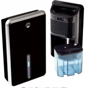 Compacte Luchtontvochtiger 65 W – 400 ml/dag – 1,5 L Watertank – Stil & Energiezuinig