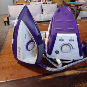 Krachtige Stoomgenerator Strijkijzer – Paars/Wit - Nieuw in doos