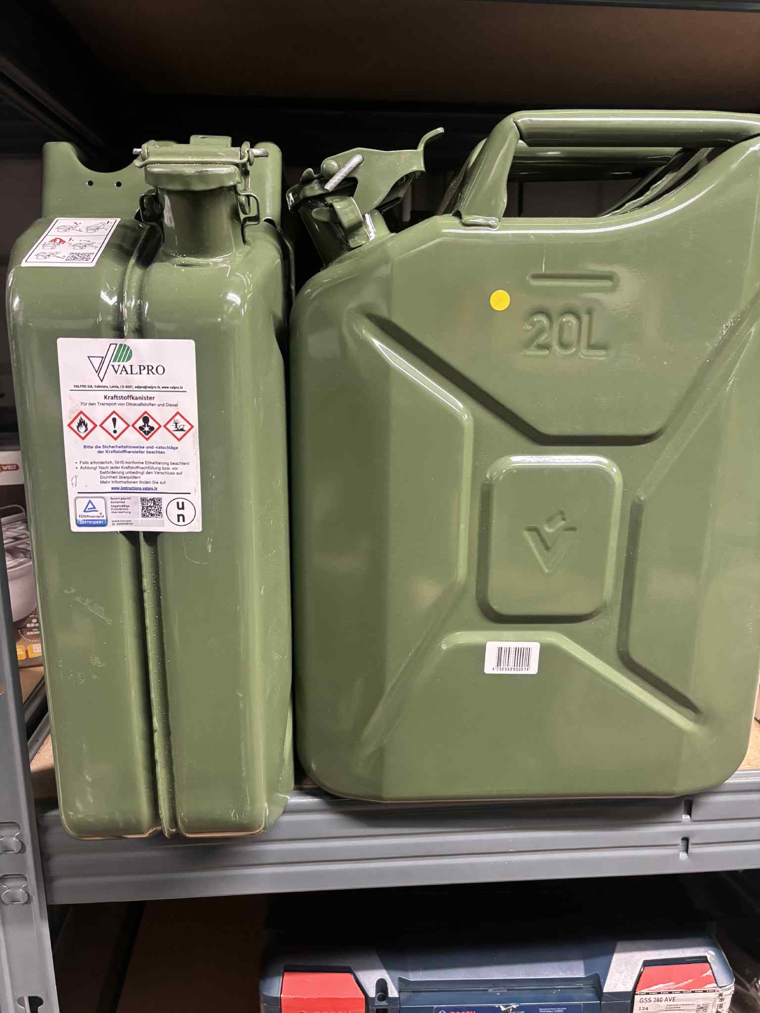 Valpro 82.00.00 Jerrycan voor brandstof 20 l Plaatstaal - Afbeelding 3