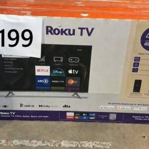 Coocaa Roku 43 inch 4K Ultra HD Smart TV – 55S3U