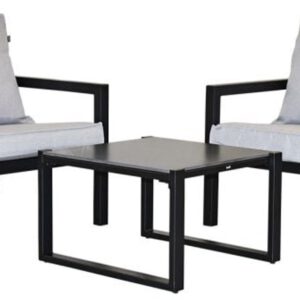 Hartman Mallorca Balkonset - Loungekussens - 2-delig - Zwart