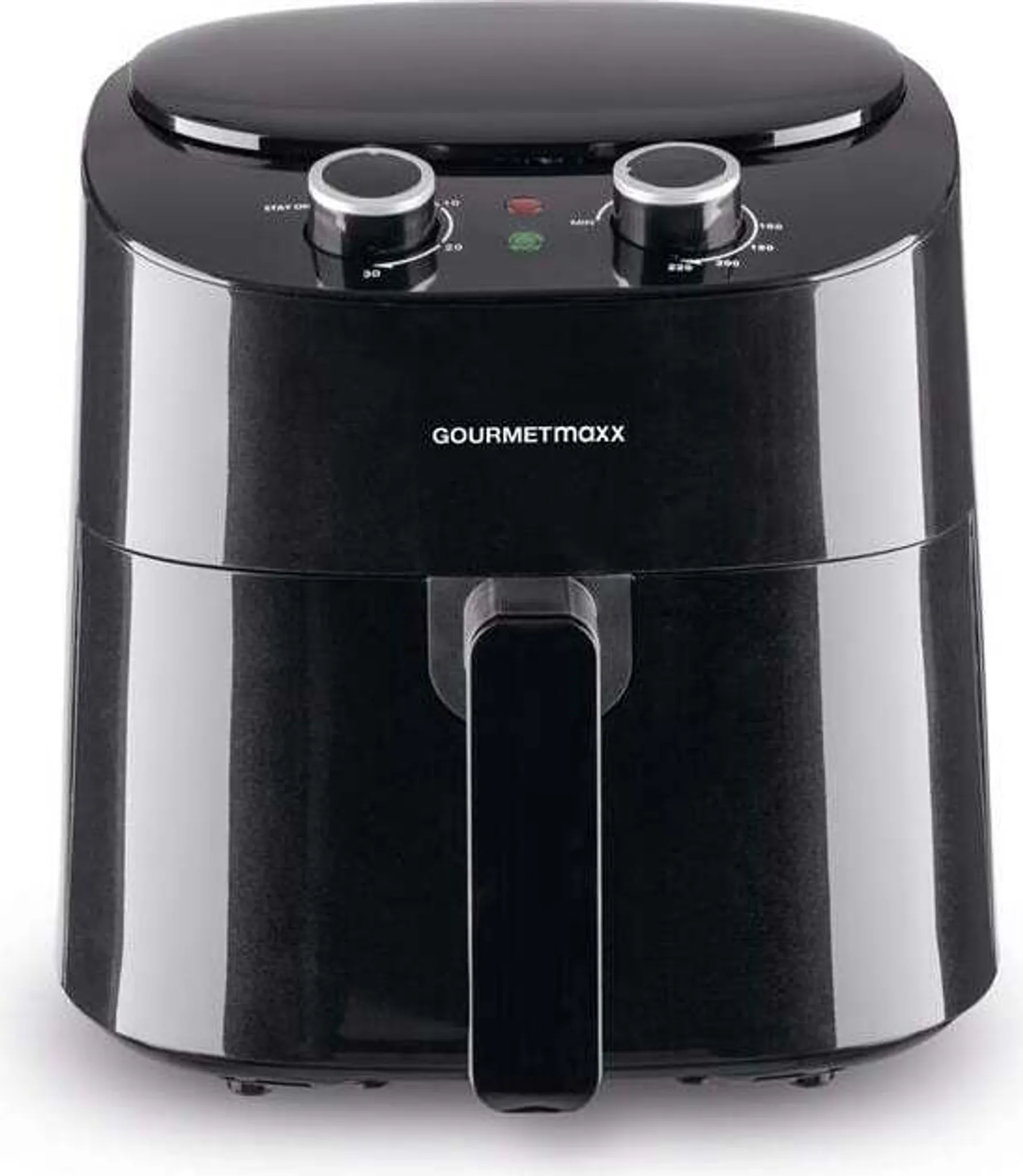 GOURMETmaxx Airfryer 4,5L – Heteluchtfriteuse 1400W – 8 Programma’s – Zonder Olie – Zwart