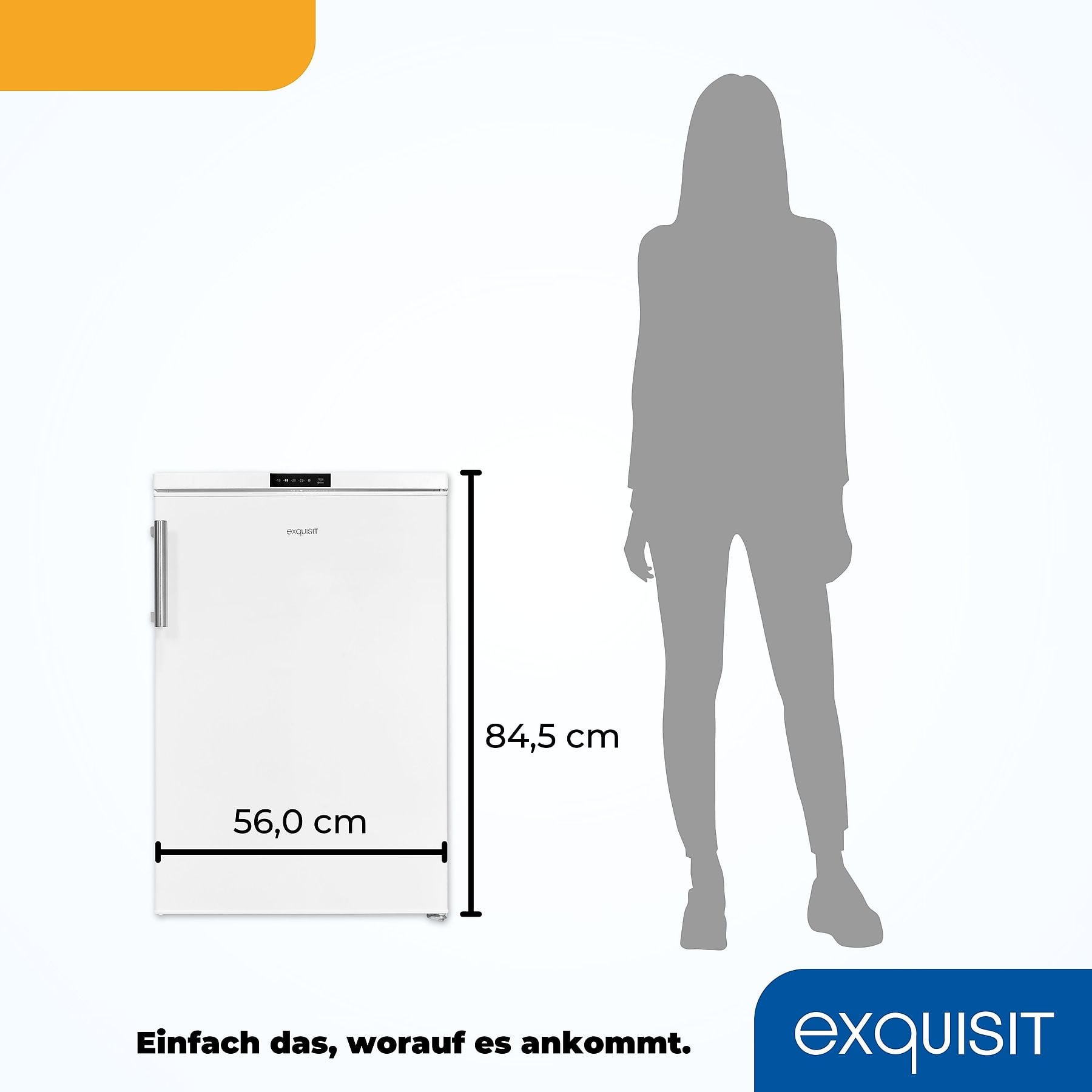 Exquisit GS581-HE-010D Vrieskast – 85L – Vrijstaand – Energieklasse D – Wit - Afbeelding 5