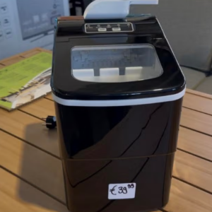 Compacte ijsblokjesmachine - Zwart, snel en efficiënt