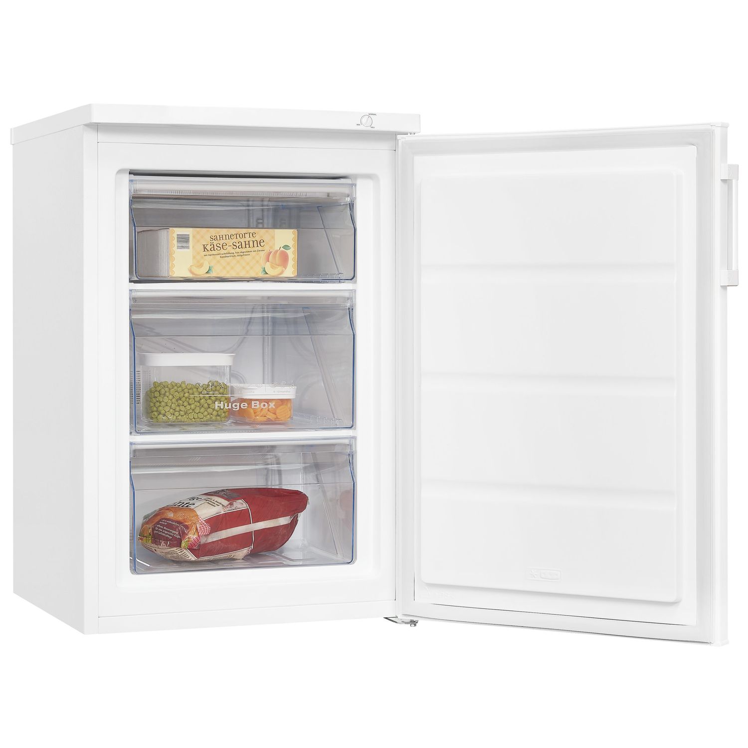 Exquisit GS81-H-010E Vrieskast – 85 liter – 4 sterren – Verwisselbare draairichting – Wit - Afbeelding 6