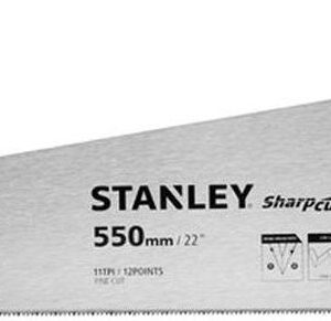 STANLEY SharpCut Handzaag - 550mm - 7 TPI - Universeel - STHT20368-9