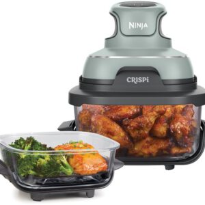 Ninja CRISPi 4-in-1 compact glazen kooksysteem - Airfryer, Roast, Recrisp, Keep Warm