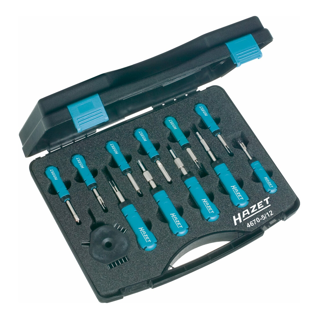 HAZET Kabelontgrendelaar assortiment 4670-5/12 ∙ Aantal gereedschappen: 12