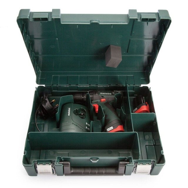 Metabo PowerMaxx SB Basic Accu-klopboor/schroefmachine 2 snelheden Incl. 2 accu's, Incl. koffer - Afbeelding 3