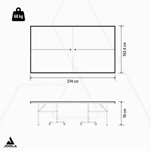 JOOLA Outdoor Tafeltennistafel Aluterna – Weerbestendig & Professionele Speelkwaliteit - Afbeelding 3