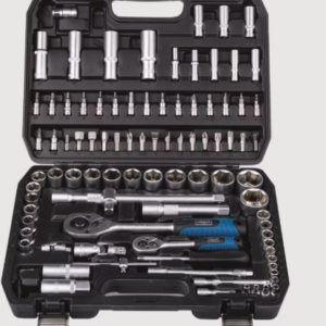 Scheppach TB100 Doppenset 94-delig | Complete Gereedschapskoffer met Ratels & Bits