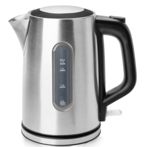 StarQ Waterkoker RVS Zwart - 1,7 Liter - 2200 Watt - Draadloos 360° - Automatische Uitschakeling