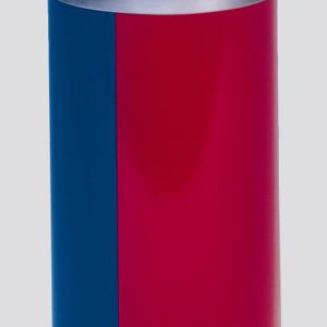 VAR recyclingstation 3-voudig, zonder dak, geel, blauw, rood, 3660