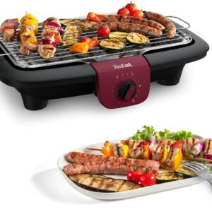 Tefal BG90E5 Contactgrill - Zwart/Rood