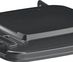 Grijs polyethyleen deksel, geschikt voor een SULO afvalcontainer van 120 liter.