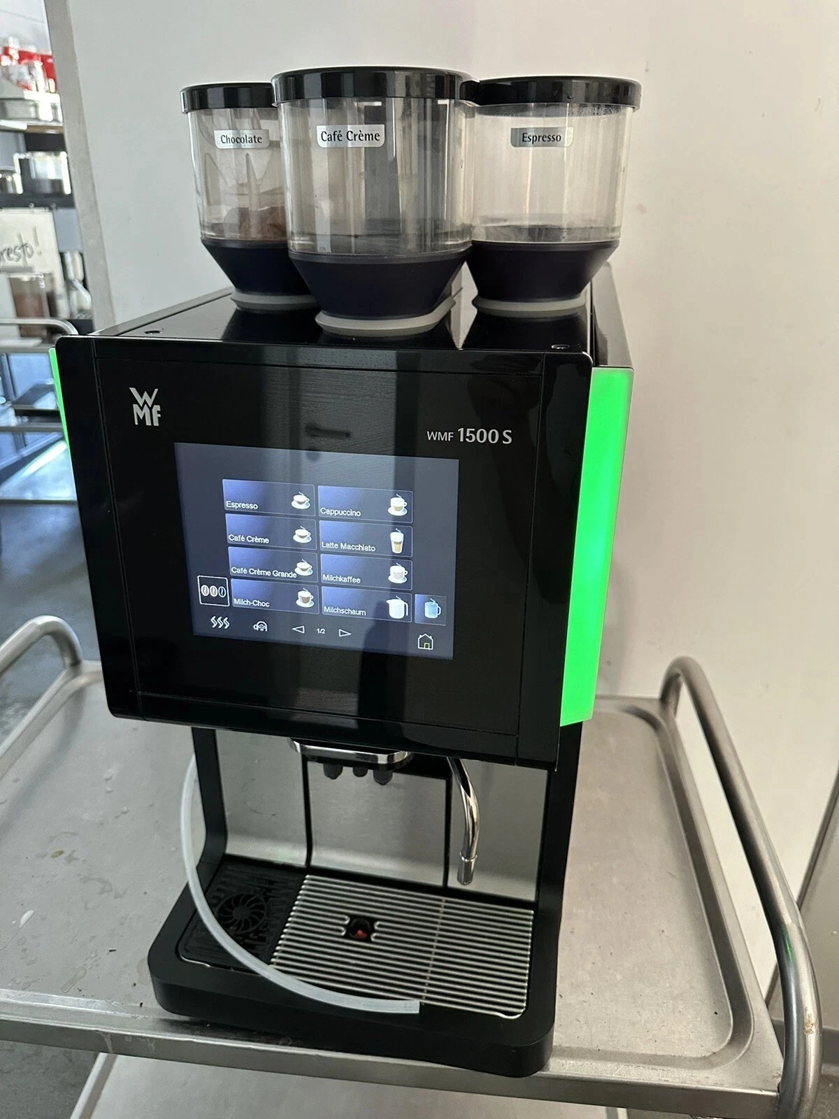 WMF 1500 S Professionele Gastro Koffieautomaat – Ideaal voor Kantoor, Werkplaats en Horeca