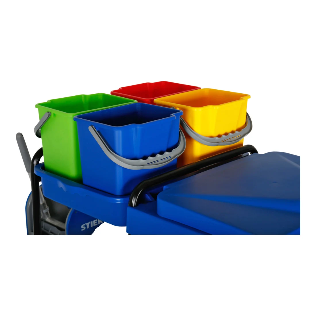 STIER grote hygiëne- en reinigingswagen set - Afbeelding 3