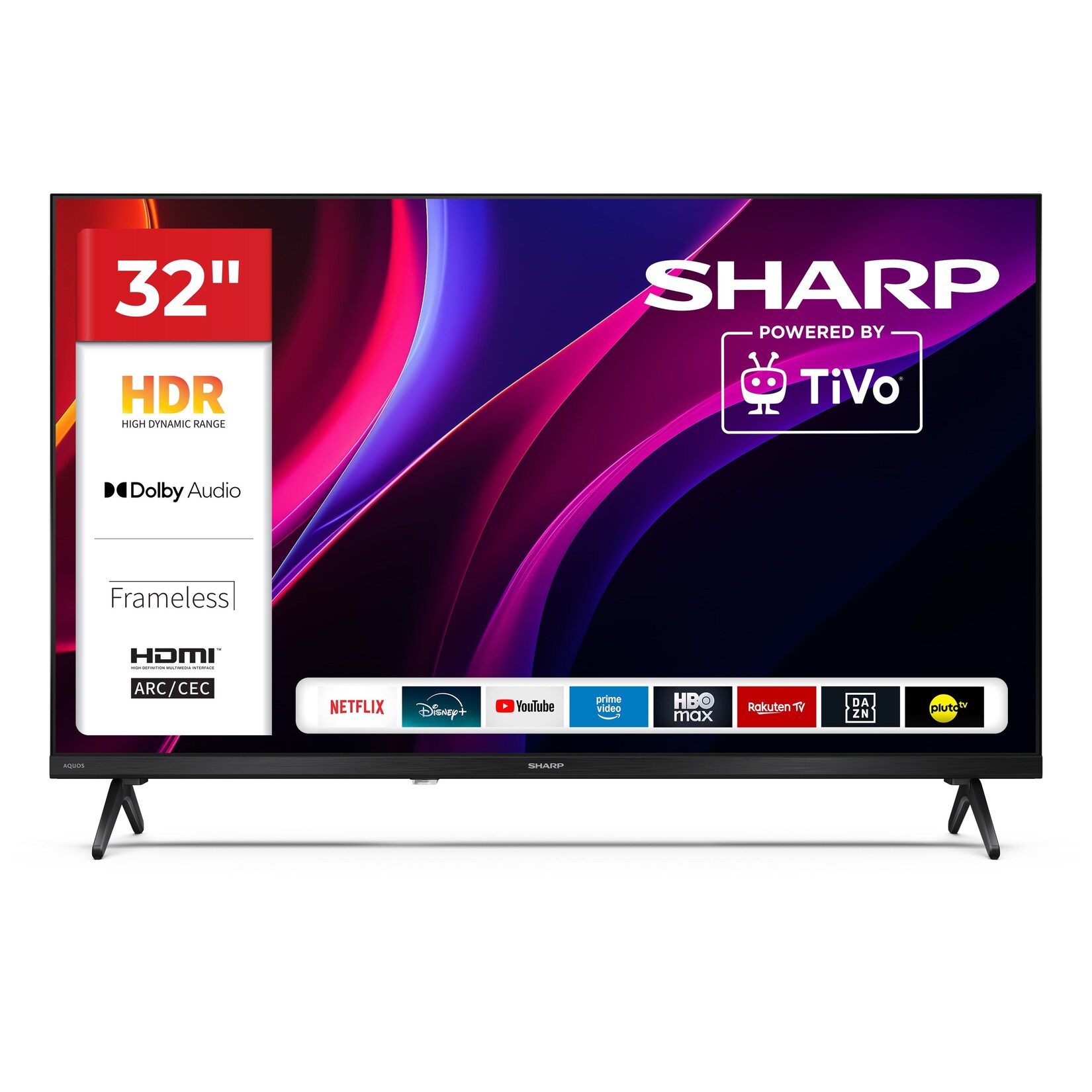 SHARP 32HE2245E – 32 inch HD Ready LED Smart TV met TiVo OS
