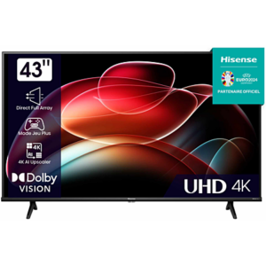 Hisense 43A6K 43 inch 4K Ultra HD Smart TV – HDR – WiFi – Bluetooth