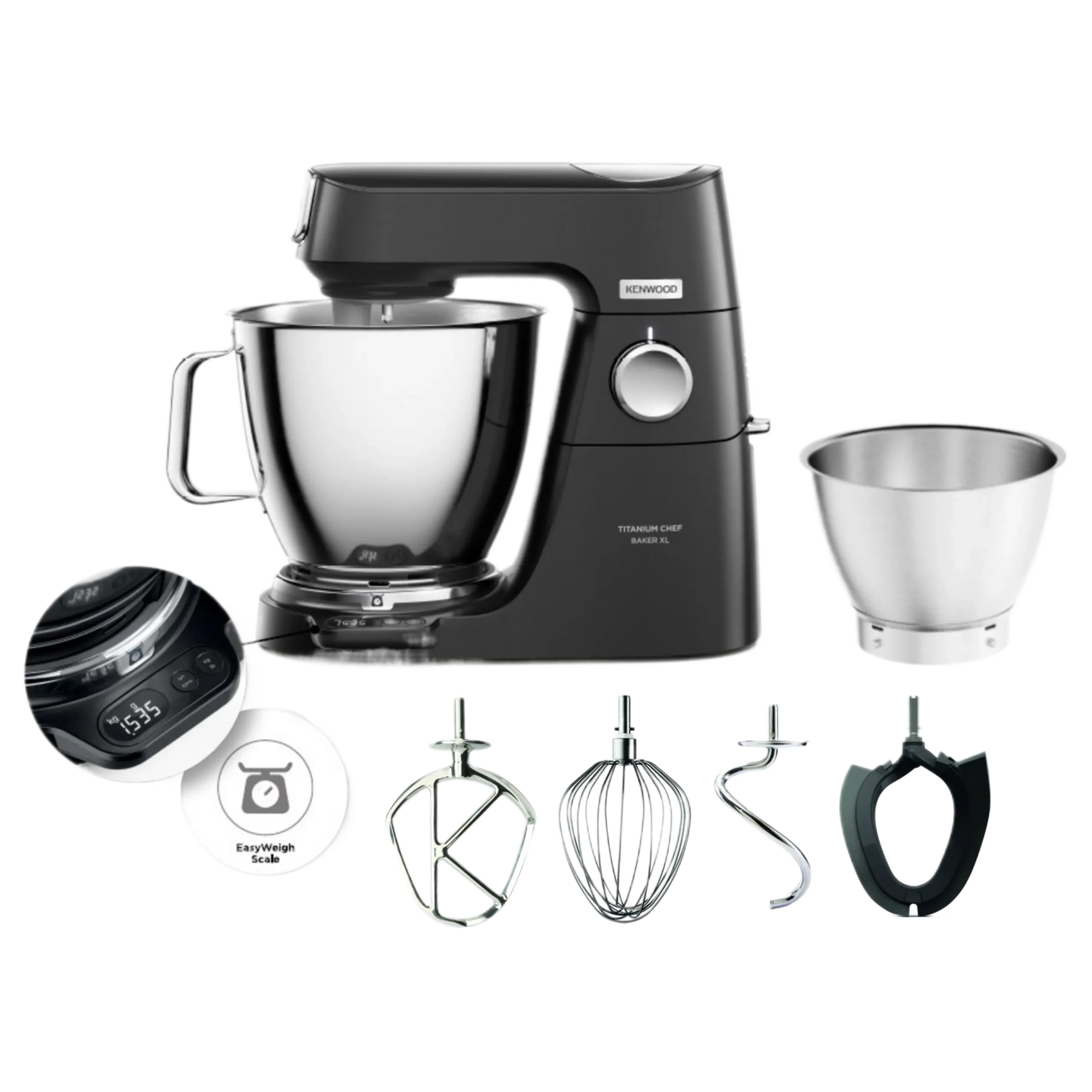 Kenwood Titanium Chef Baker XL KVL85.004BK – 1200W – Zwart - Afbeelding 2