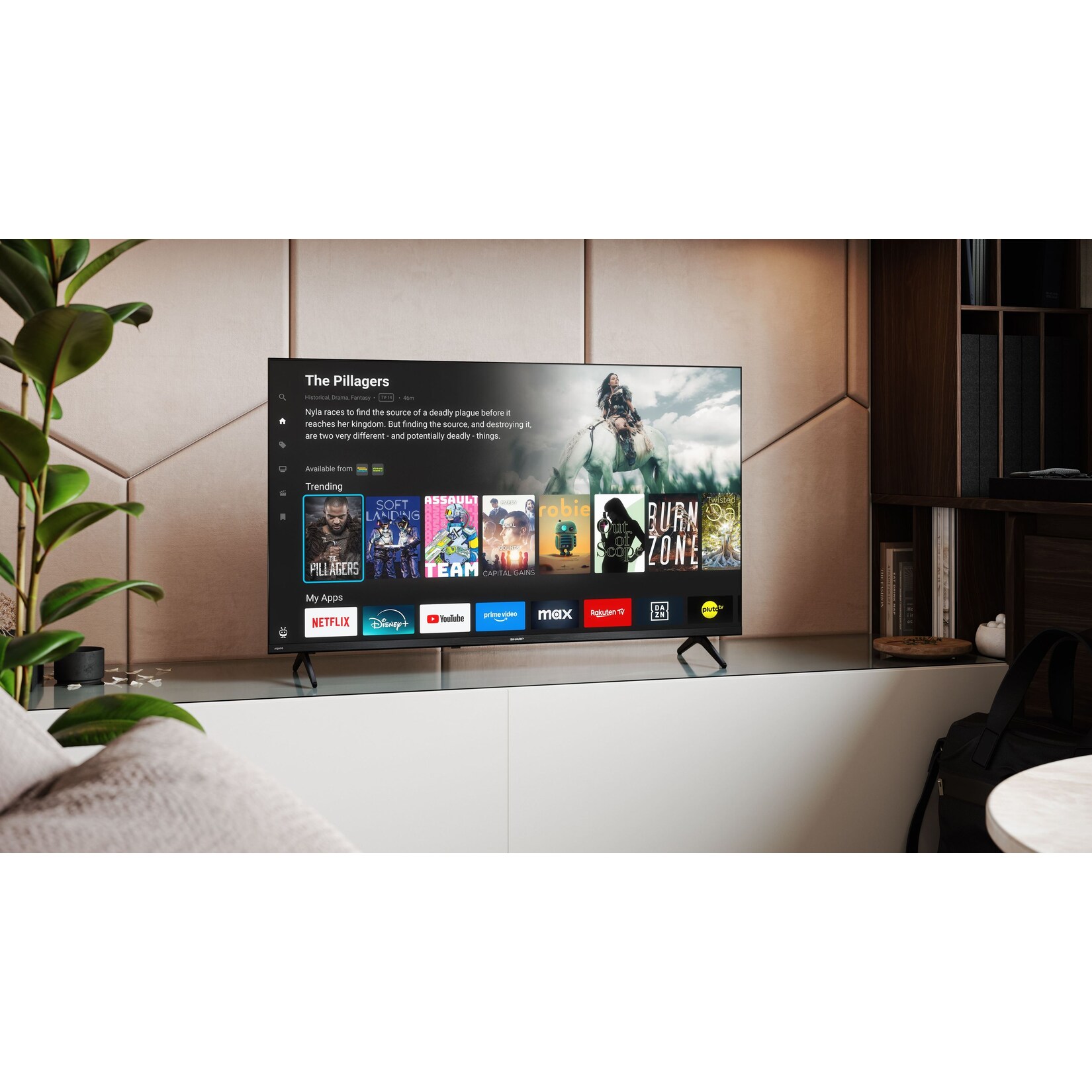 SHARP 40HE2245E – 40 inch Full HD LED Smart TV met TiVo OS - Afbeelding 2