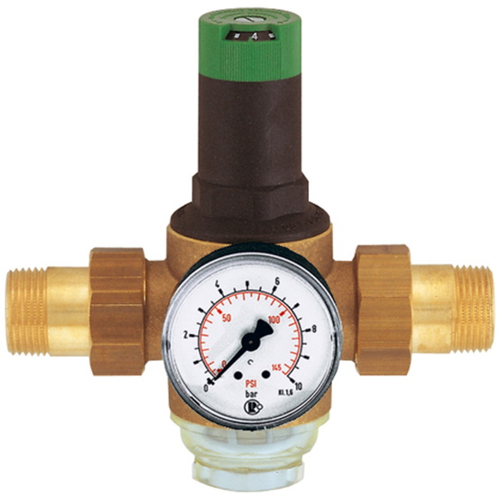 RIEGLER DRUCKREGLER F R TRINKW., DVGW-GEPR., R 1 1/2, 1,5-6
