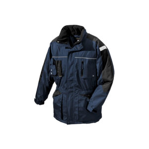 WINTER-PARKA AALBORG BLAU/SCHWARZ GR E L