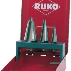 RUKO Professionele Conische Plaatborenset HSSE-Co 5 – 4-delig