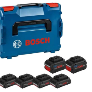 Bosch Professional Starterset 4x Accu 18V 4.0Ah ProCORE18V AMPShare + 2x Accu 18V 8.0Ah ProCORE18V AMPShare in L-Boxx - 1600A02A2T
