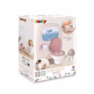 Smoby Baby Nurse Poppen Toilet & Badkamer Speelset