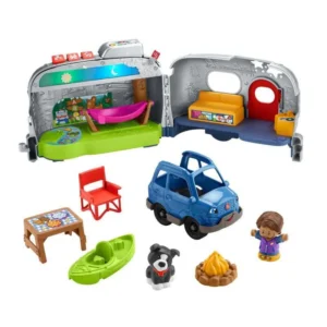 Fisher-Price Little People Verlichte Leercaravan met Auto