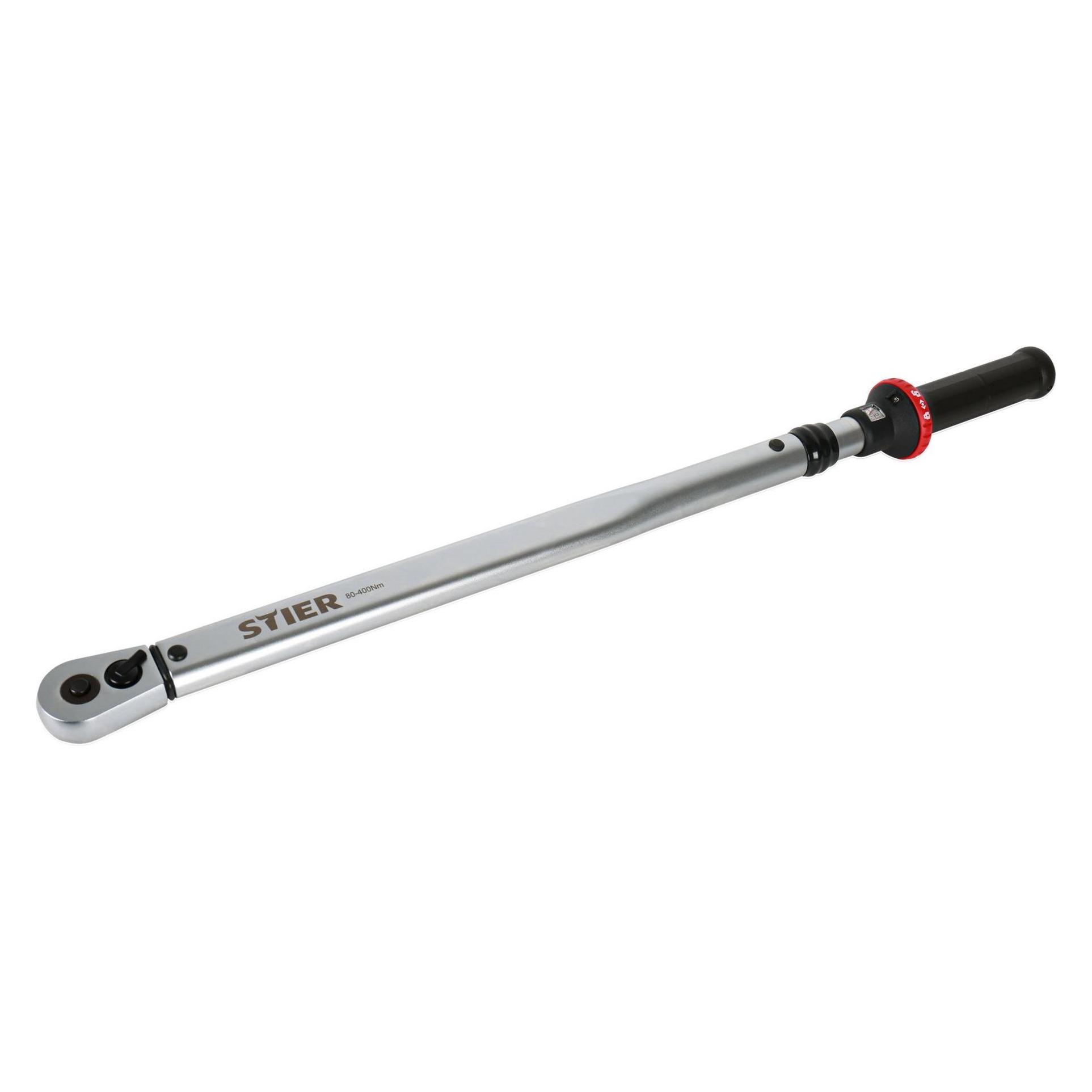 STIER momentsleutel met omschakelratel 1/2 inch 80-400 Nm