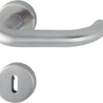 HOPPE Paris E138Z/42H halve rozetgarnituur RVS