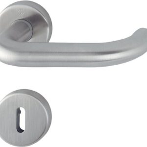 HOPPE Paris E138Z/42H halve rozetgarnituur RVS