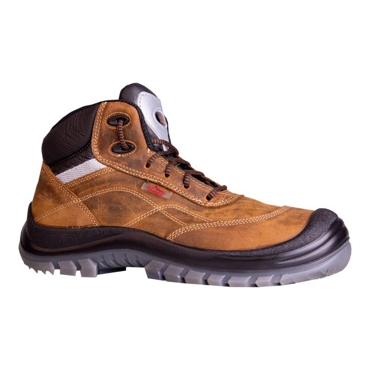 Hase Luzern S3 Veiligheidsschoenen Nubuckleer Zwart Maat 44/45